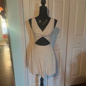 Petal & Pup Cream Backless Dress